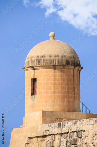 Wachturm, Festungsmauer, Valletta, Malta