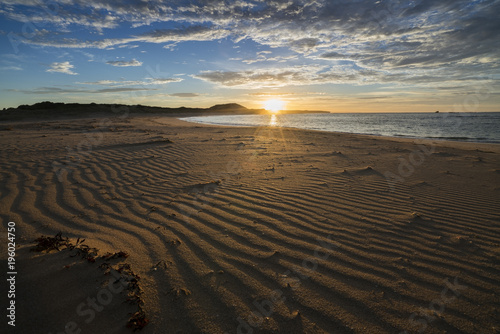 Sunrise over Petreborough beach