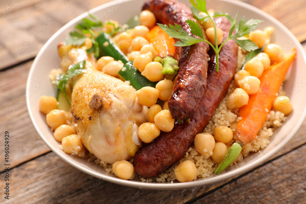 couscous with chicken and vegetable couscous with chicken and vegetable