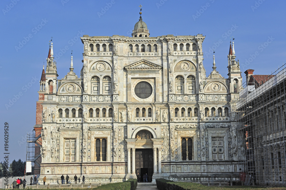 Italy - Pavia - the certosa of pavia, convent of monks
