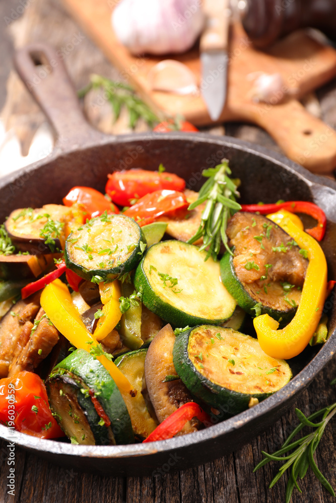 grilled vegetable and rosemary grilled vegetable and rosemary