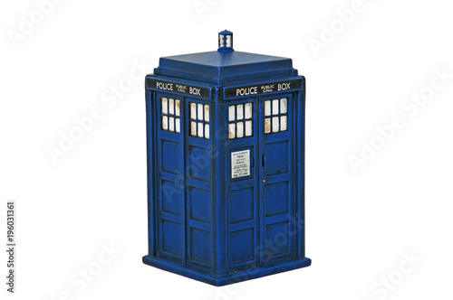 Schilderij op canvas A replica toy version of the time-travelling device used by BBC's Doctor Who