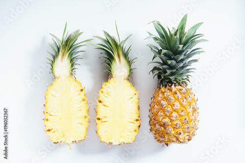fresh pineapples