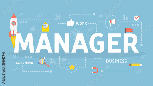 Manager concept illustration.