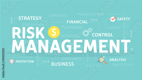 Risk management illustration.
