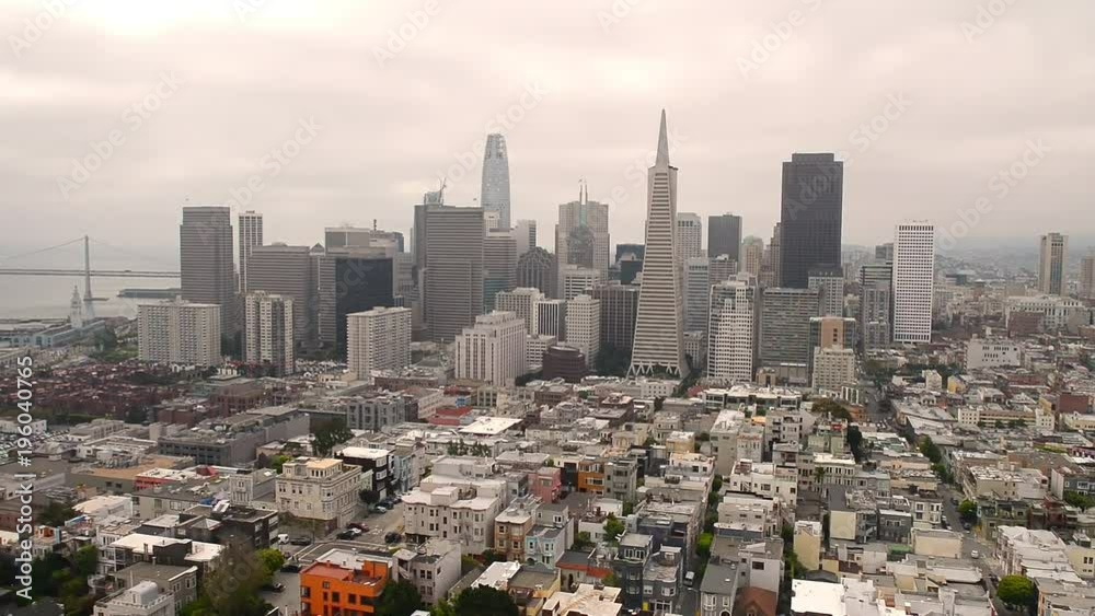 Aerial view of San Francisco skyline Aerial view of San Francisco skyline