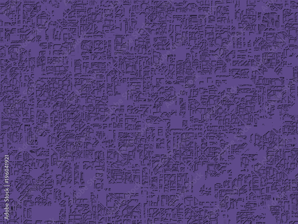 3D Illustration of a web textured map 3D Illustration of a web textured map