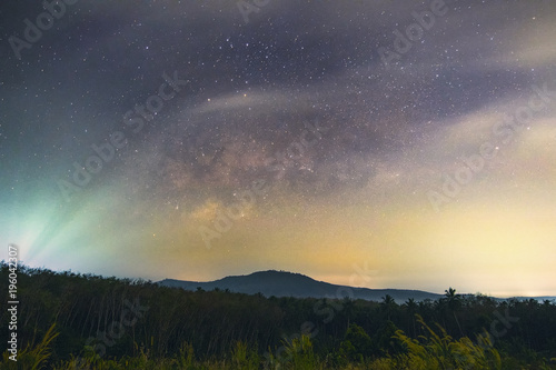 Milky way above the mountain © namning