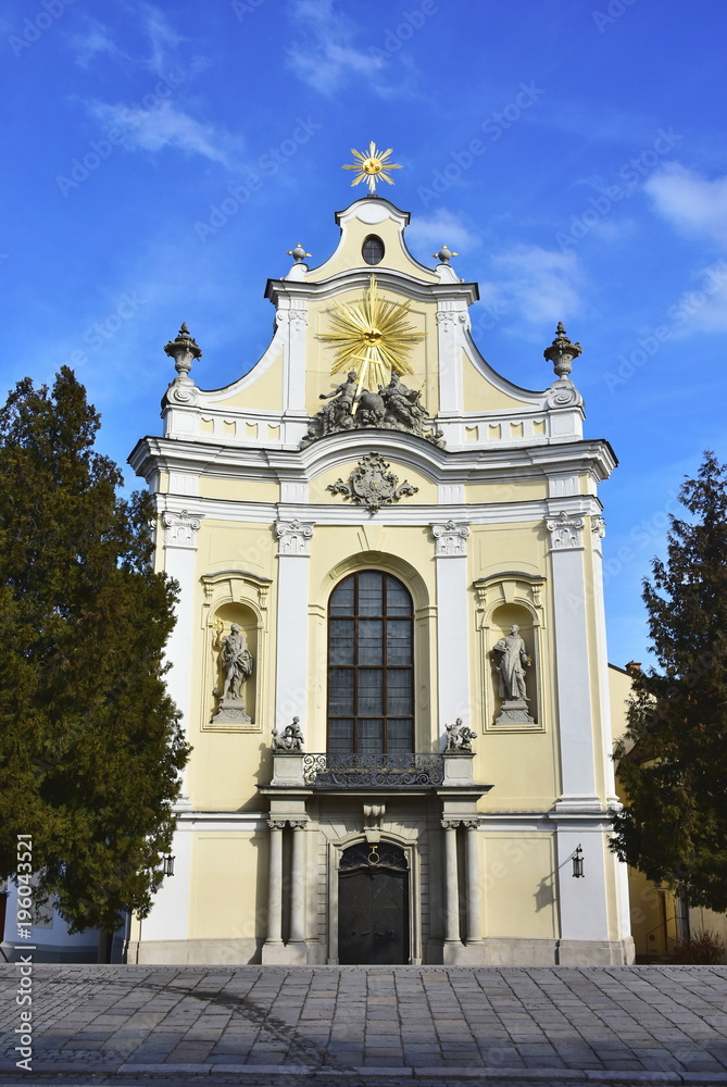 Church of Holy trinity in Brno Kralovo Pole in Czech republic