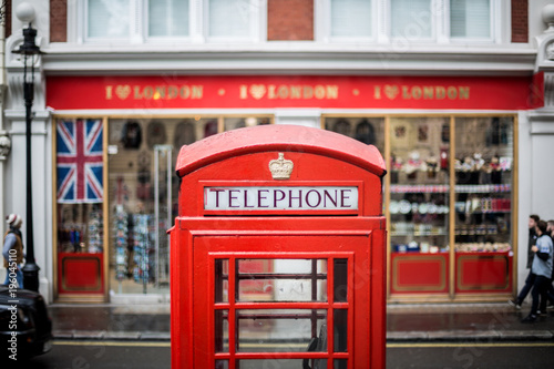 London Telephone tourist shop