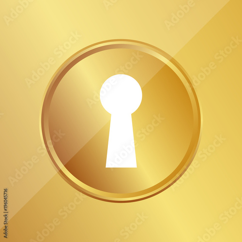 Gold Medaille - Schlüsselloch