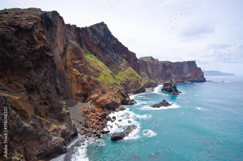 Cliffs of Ponta de Sao Lourenco peninsula - Madeira island