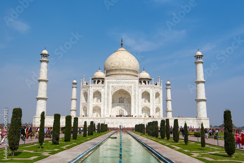 Taj Mahal complex in Agra in India