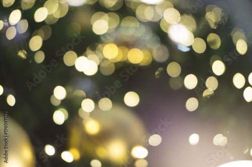 Defocused background, Light night bokeh abstract background, Glitter vintage lights background. Abstract Gold bokeh Christmas background. lens flare reflection beautiful circle glitter.