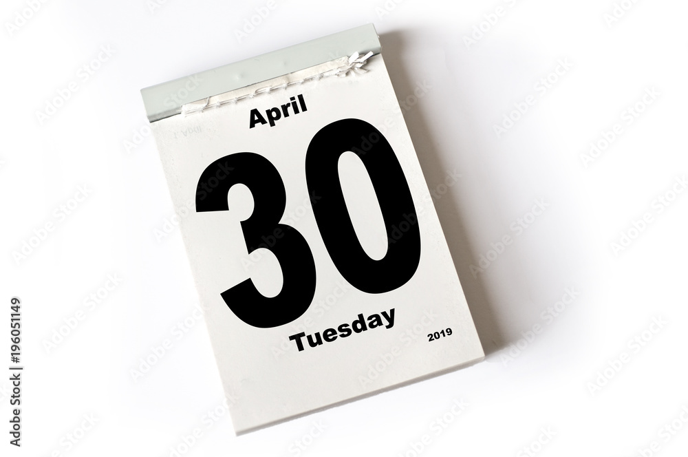 Obraz premium 30. April 2019