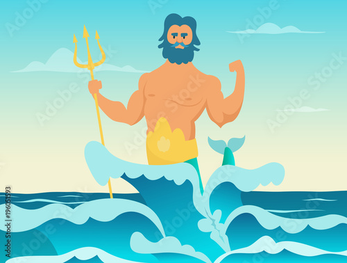 Poseidon Greek god of the sea