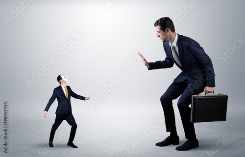 Conflict between small and big businessman