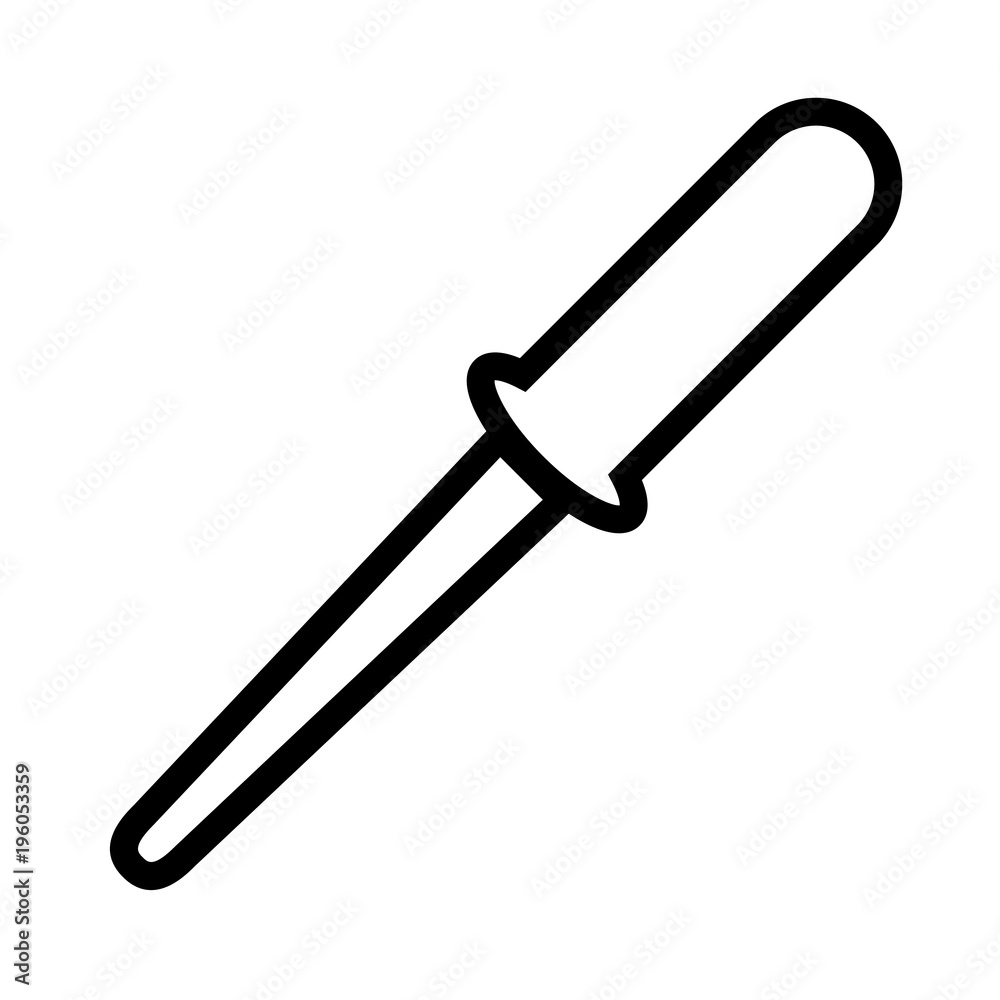 medical pipette. Icon medical pipette. Icon