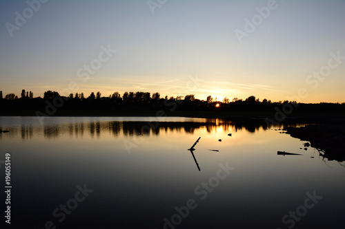 Lake at sunset © Markus