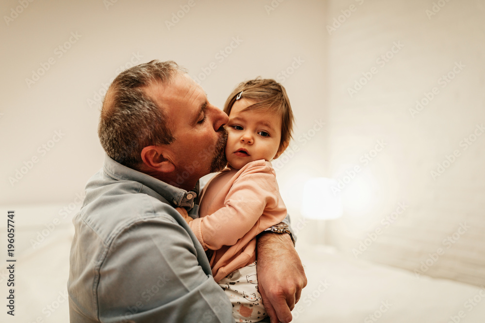 Fototapeta premium Love her to the Moon and back