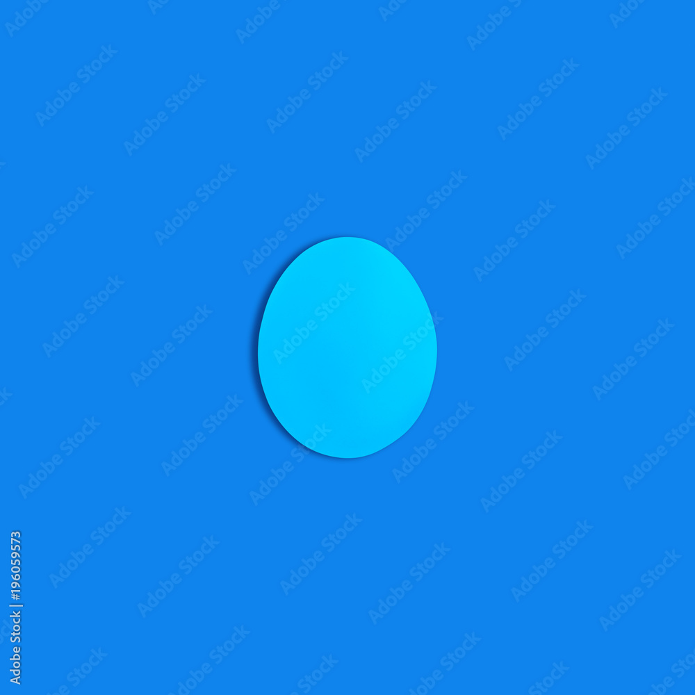 Easter egg, minimalistic background concept