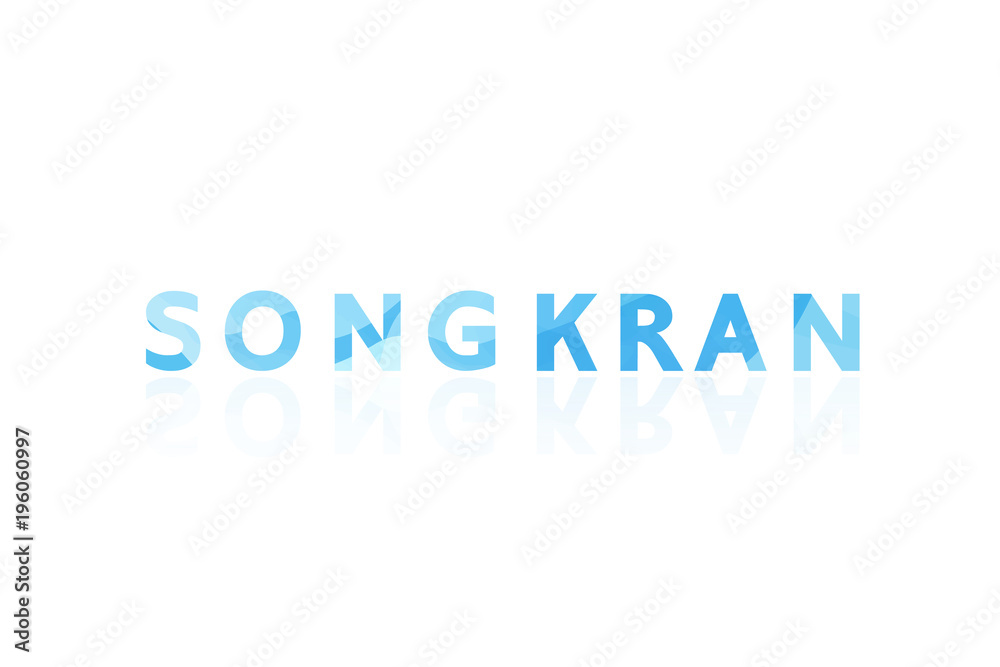 Songkran festival  vector  design for Songkran Thailand.