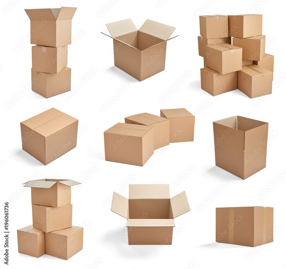 box package delivery cardboard carton box package delivery cardboard carton