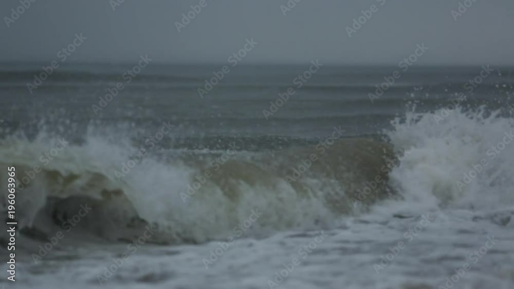 Outer Banks Romantic Ocean And Rain 005 Pan Left Outer Banks Romantic Ocean And Rain 005 Pan Left