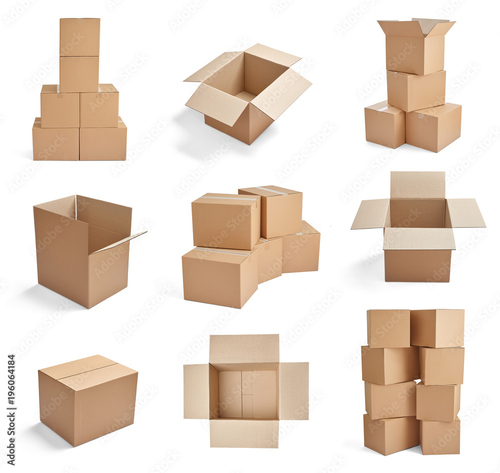 box package delivery cardboard carton box package delivery cardboard carton
