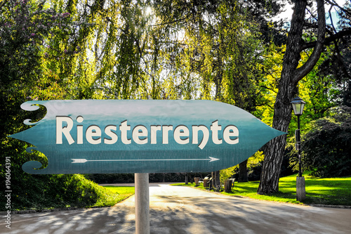 Schild 254 - Riesterrente