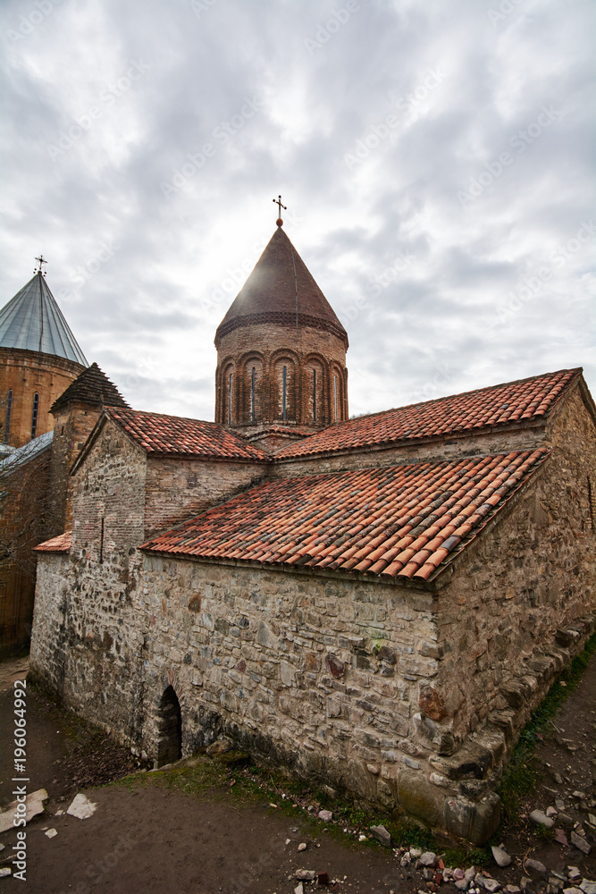 Ananuri fortress on the Georgian Military Road in Georgia. Ananuri fortress on the Georgian Military Road in Georgia.