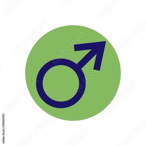Icon with man symbol.
