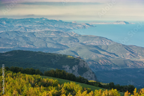 The view of east Crimea mountain valley © Bashkatov