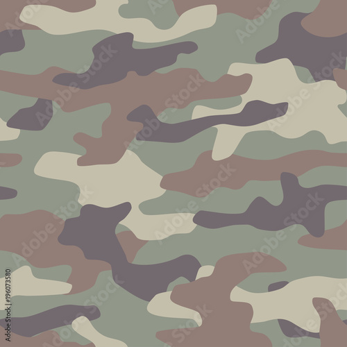 Camouflage seamless pattern. Vector illustration.