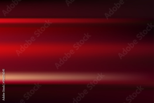 Vector abstract horizontal energy design red color on dark background.
