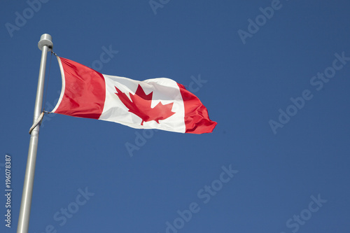 canada flag outside