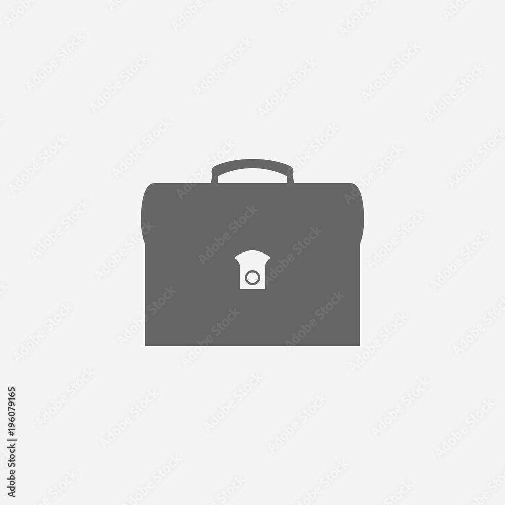 Vector business symbol of briefcase web vector line icon Vector business symbol of briefcase web vector line icon