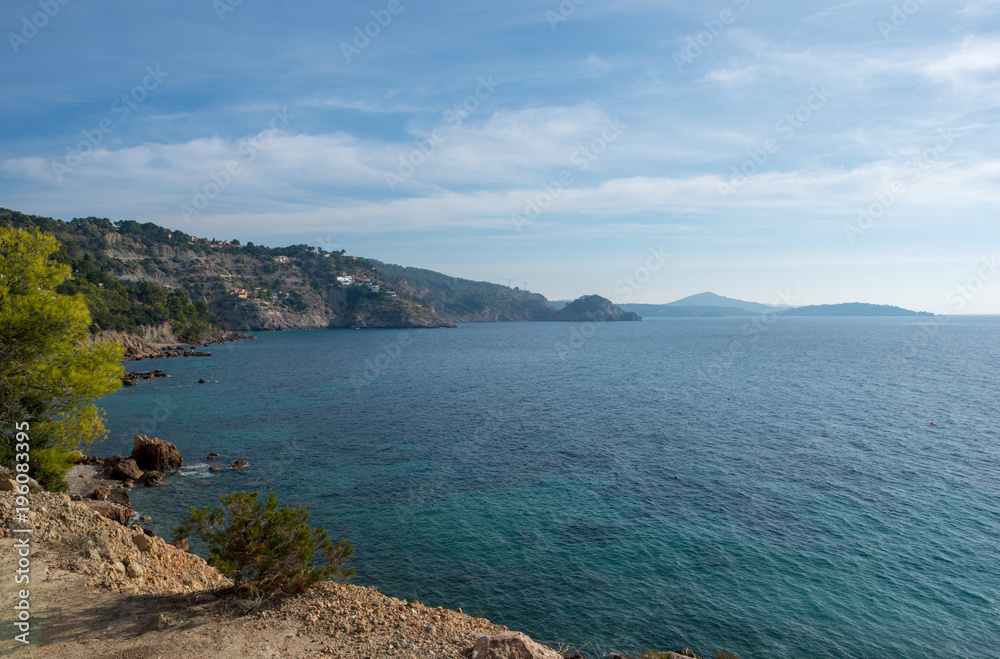 Ses Boques beach on the island of Ibiza Ses Boques beach on the island of Ibiza