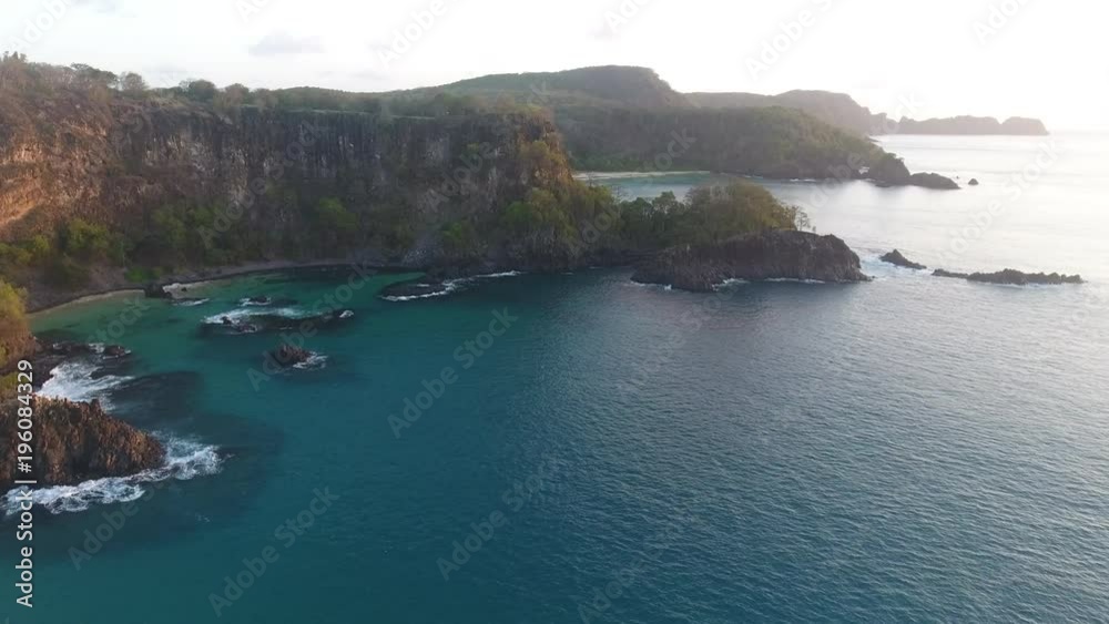 Brazilian Cliffs Coastline at Sunrise Brazilian Cliffs Coastline at Sunrise