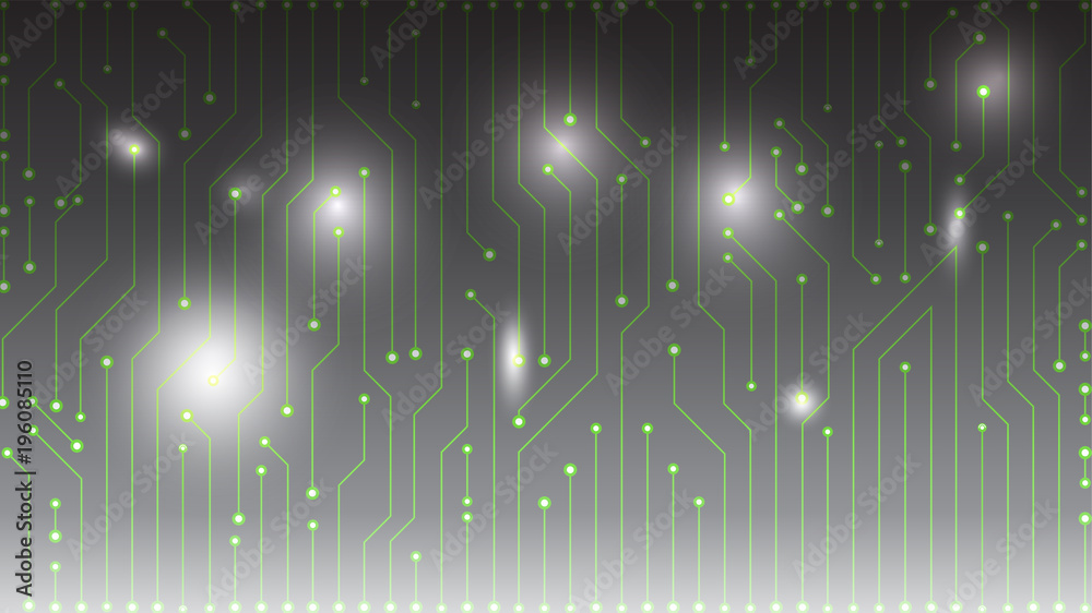 Grey Gradient Circuit board design background Grey Gradient Circuit board design background