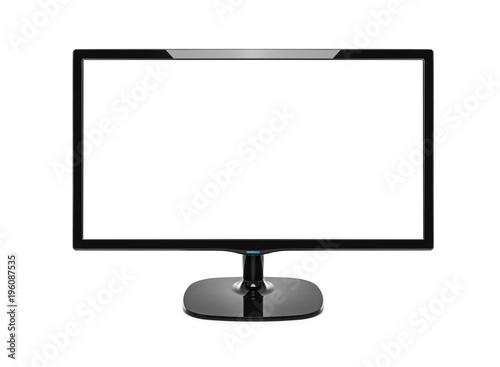 Computer monitor or TV isolated.