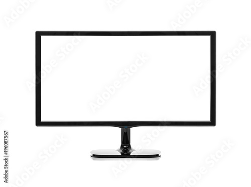 Computer monitor or TV isolated.