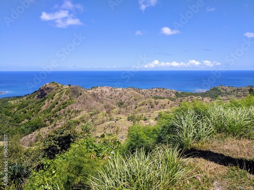 Guam hillside ocean landscape