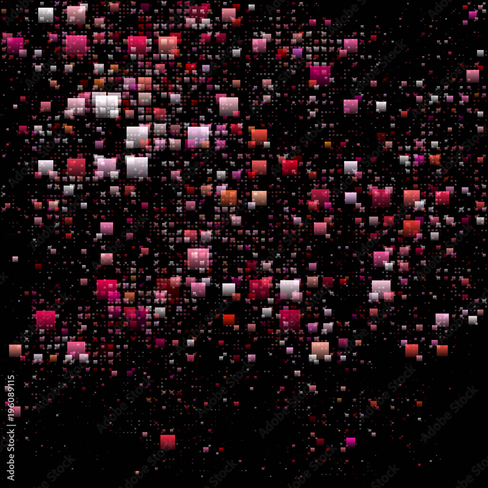 Abstract square background design illustration