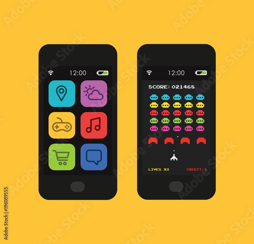 Smartphone with Gaming interface