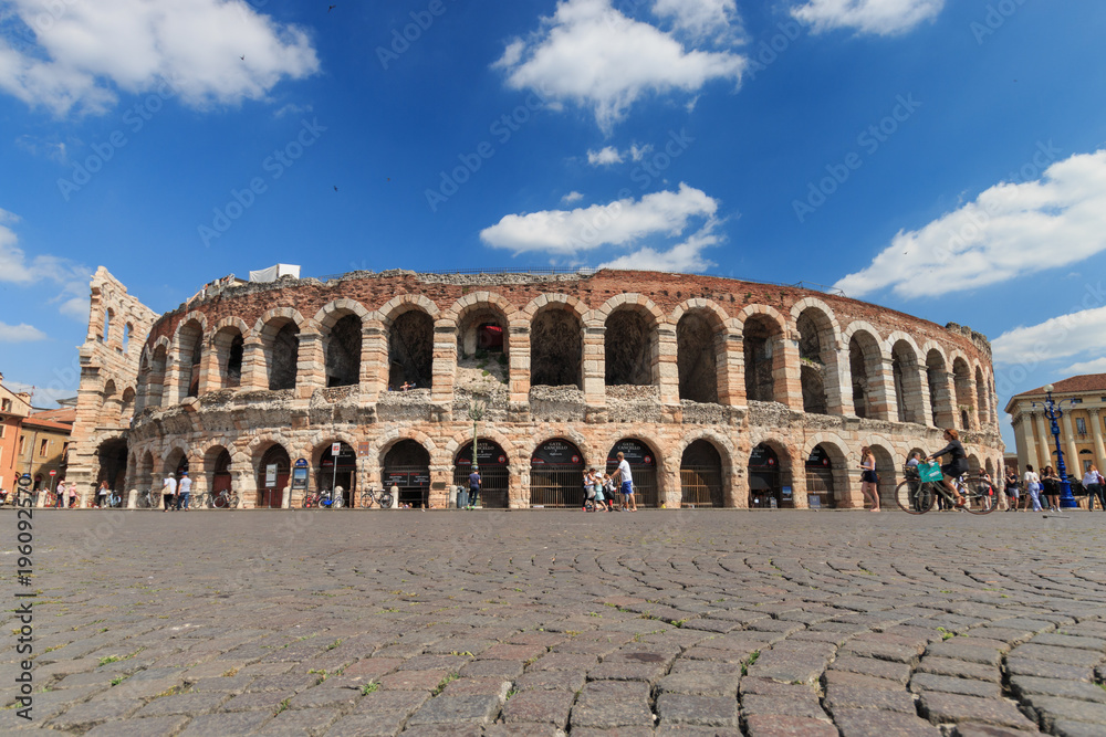 Verona Arena, Italy in springtime