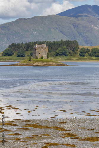 Appin, Scotland / United Kingdom - Jul 12 2017: Stalker Castle. photo