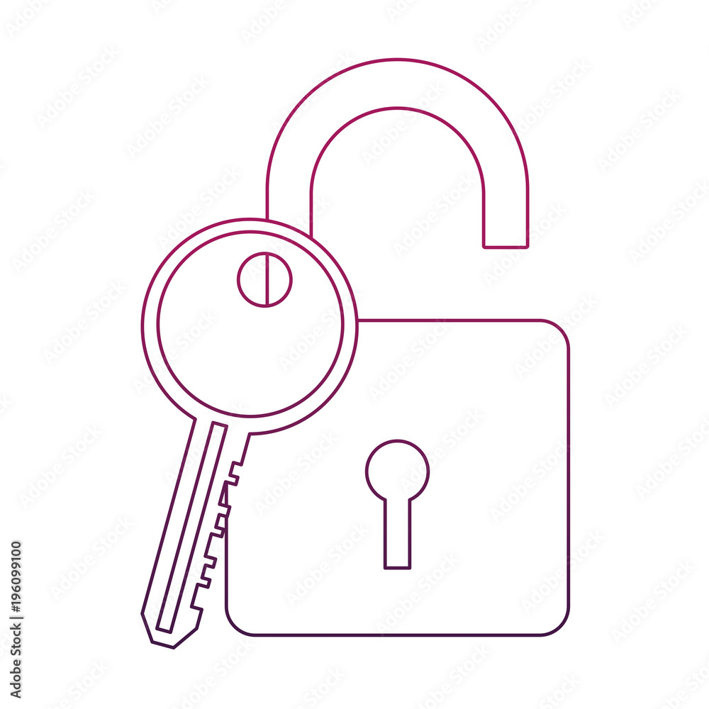 Padlock security device vector illustration graphic design Padlock security device vector illustration graphic design