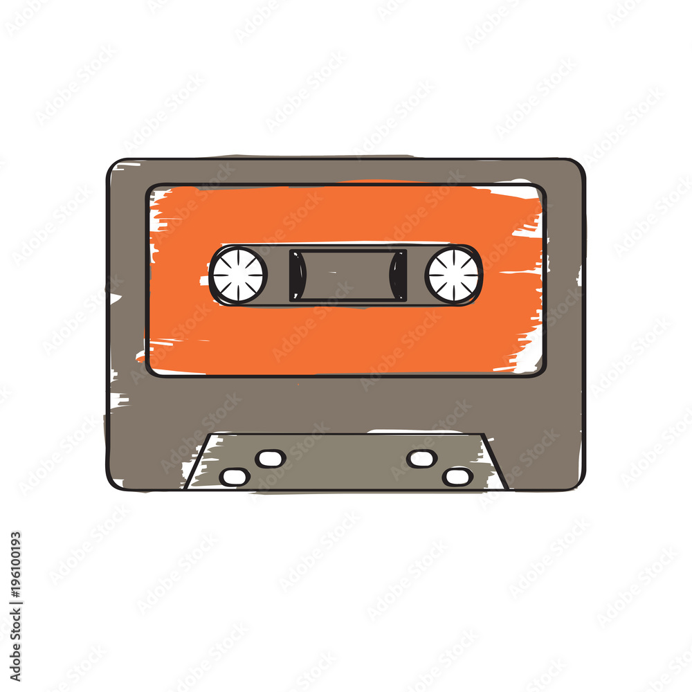 Obraz premium Retro cassette icon