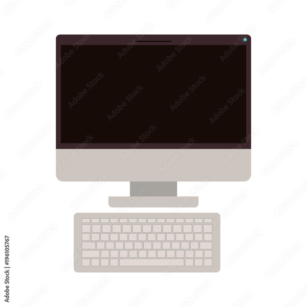 computer desktop isolated icon vector illustration design computer desktop isolated icon vector illustration design